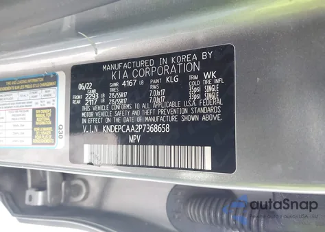 2023 Kia Seltos Lx из США, поврежденный, VIN KNDEPCAA2P7368658